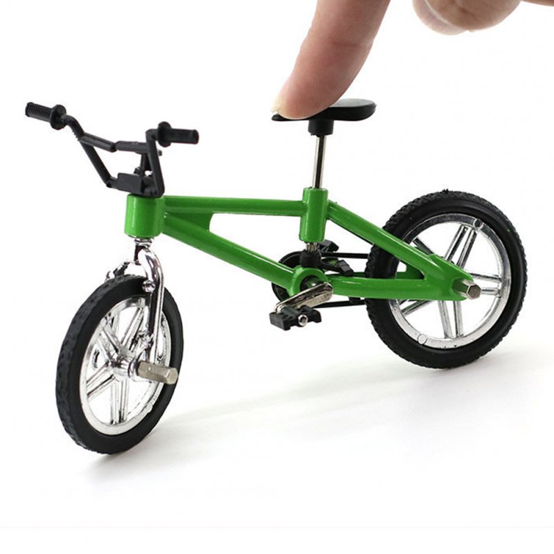 Simulation Mini Alloy Finger Bikes -Green