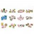 Creative Wooden Simulation Furniture 3D Assembly Puzzle Set Building Construction Blocks Jigsaw Puzzle Toys