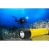 Cree XM L T6 Diving Flashlight that emits 600 Lumens and has 3 Modes and Rechargeable Batteries