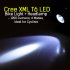 Cree XML T6 LED Bike Light and Headlamp emits 1200 Lumens as well as having 4 Modes making it Ideal for Cyclists