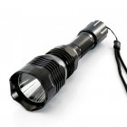 Cree XML U2 flashlight with white 10W 550 Lumens strong beam  5 modes  18650 battery and charger and an incredible long range of 500 meters 