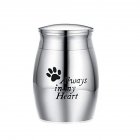 Cremation Urn for Pet Ashes Keepsake Miniature Burial Funeral Urns for Sharing Ashes Dogs Cats Paw print alphabet 30   20MM