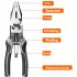 Crimping Pliers Wire Crimping Tool With Anti Slip Handle Crimping Groove Stripping Functions 9 Inch Cable Crimping Pliers Manual Tool For Electrician 9 inch spr