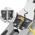 Crimping Pliers Wire Crimping Tool With Anti Slip Handle Crimping Groove Stripping Functions 9 Inch Cable Crimping Pliers Manual Tool For Electrician 9 inch spr