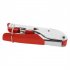 Crimping Pliers Wire Crimping Tool With Built in Spring Rubber Handle Waterproof Coaxial Cable Crimping Pliers Wire Stripping Tool For RG59 RG6 Crimping pliers 