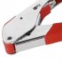 Crimping Pliers Wire Crimping Tool With Built in Spring Rubber Handle Waterproof Coaxial Cable Crimping Pliers Wire Stripping Tool For RG59 RG6 Crimping pliers 
