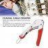 Crimping Pliers Wire Crimping Tool With Built in Spring Rubber Handle Waterproof Coaxial Cable Crimping Pliers Wire Stripping Tool For RG59 RG6 Crimping pliers 