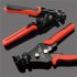 Crimping Pliers Wire Stripper Tool With Non slip Ergonomic Curved Handle Insulation High Strength Zinc Alloy Head Corrosion resistant Cable Crimping Pliers Mult