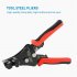Crimping Pliers Wire Stripper Tool With Non slip Ergonomic Curved Handle Insulation High Strength Zinc Alloy Head Corrosion resistant Cable Crimping Pliers Mult