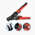Crimping Pliers Wire Stripper Tool With Non slip Ergonomic Curved Handle Insulation High Strength Zinc Alloy Head Corrosion resistant Cable Crimping Pliers Mult