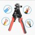 Crimping Pliers Wire Stripper Tool With Non slip Ergonomic Curved Handle Insulation High Strength Zinc Alloy Head Corrosion resistant Cable Crimping Pliers Mult