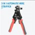 Crimping Pliers Wire Stripper Tool With Non slip Ergonomic Curved Handle Insulation High Strength Zinc Alloy Head Corrosion resistant Cable Crimping Pliers Mult