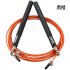 Crossfit Speed Jump Rope Professional Skipping Rope For MMA Boxing Fitness Skip Workout Training Black   orange  rope