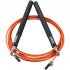 Crossfit Speed Jump Rope Professional Skipping Rope For MMA Boxing Fitness Skip Workout Training Black   orange  rope