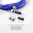 Crossfit Speed Jump Rope Professional Skipping Rope For MMA Boxing Fitness Skip Workout Training Black   orange  rope