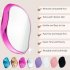 Crystal Hair Removal Device Reusable Washable Portable Painless Hair Removal Magic Hair Eraser Reusable Exfoliation Hair Removal Tool For Back Arms Legs rubber 