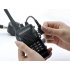 Crystal clear radio communication in the noisiest environments with this professional grade walkie talkie set with throat mic 