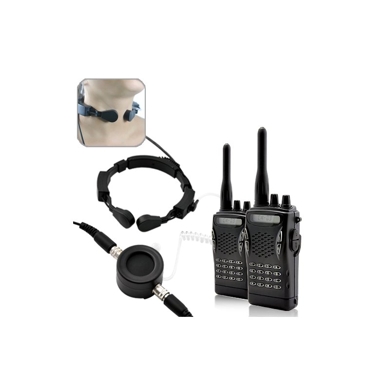 Throat Mic Radio Kit