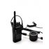 Crystal clear radio communication in the noisiest environments with this professional grade walkie talkie set with throat mic 