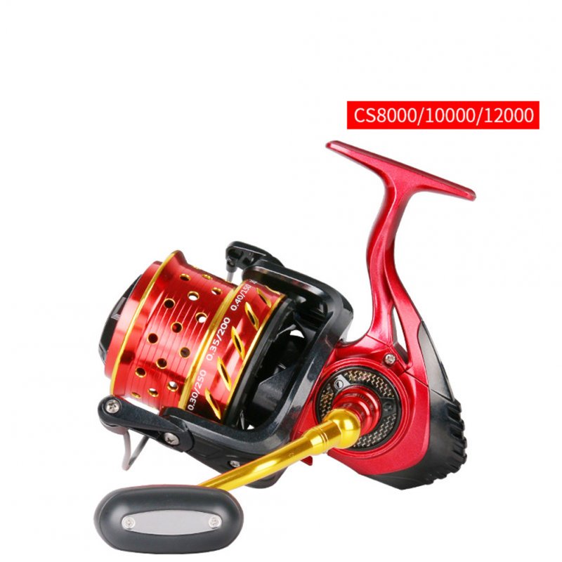 Cs8000/10000/12000 Fishing Reel Cnc Rocker Arm Spinning Wheel Fishing Accessories CS10000