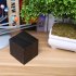 Cube Wood LED Alarm Clock   Time Temperature Date   Sound Control   Latest Generation