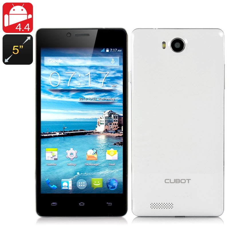 Cubot S208 Quad Core Phone (White)