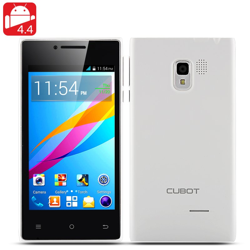 Cubot GT72+ Android4.4 Phone (White)