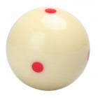 Cue Ball Red 6 Dot Spot Measly White Pool Billiard Practice Training Billiard Pool Ball As shown