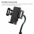 Cup Holder Phone Mount For Car Adjustable Stable Long Arm Cell Phone Holder Cradle Universal Navigation Rack black