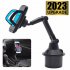 Cup Holder Phone Mount For Car Expandable Base Height Adjustable Stable Rotatable Holder For Cars SUVs Trucks Black and yellow