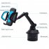 Cup Holder Phone Mount For Car Expandable Base Height Adjustable Stable Rotatable Holder For Cars SUVs Trucks Black and yellow