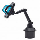 Cup Holder Phone Mount For Car Expandable Base Height Adjustable Stable Rotatable Holder For Cars SUVs Trucks Black blue