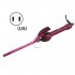 Curling Iron Hair Professional Hair Curler Electric Styling Tool Lcd Display Ceramic Hairdressing Magic Wand Dark Red US