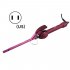 Curling Iron Hair Professional Hair Curler Electric Styling Tool Lcd Display Ceramic Hairdressing Magic Wand Dark Red UK