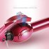Curling Iron Hair Professional Hair Curler Electric Styling Tool Lcd Display Ceramic Hairdressing Magic Wand Dark Red EU