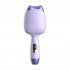 Curling Iron Wand 32mm Negative Ion Egg Roll Hair Crimper Cute Cat Ear Shape Adjustable Temperature Hair Waver Pink