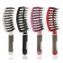Curved Comb Massage Comb for Curly Hair Ribs Comb Black ordinary type