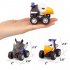 Cute Animal Shape Model Mini Pull Back Car Vehicle Toy Early Educational Toy Perfect Gift African leopard