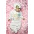 Cute Baby Soft Cotton Blankets Newborn Baby Girl Boy Sleeping Bag and Hat for 0 6 Months
