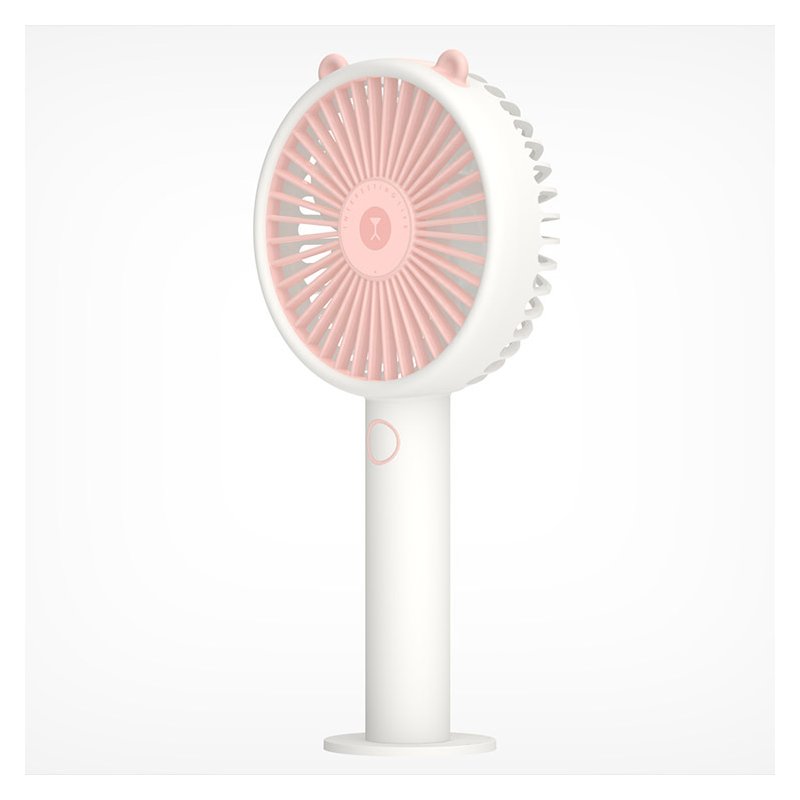 Cute Bear Shape Handheld Mini Fan, Pink