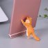 Cute Cartoon Cat Phone Holder Car Mount Sucker Bracket Universal for Sumsung Huawei LG iPhone X XS 8 7 6 gray