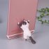 Cute Cartoon Cat Phone Holder Car Mount Sucker Bracket Universal for Sumsung Huawei LG iPhone X XS 8 7 6 white
