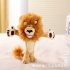 Cute Cartoon Madagascar Lion Plush Toy Creative Plush Toy Doll Brown
