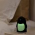 Cute Cartoon Penguin Shape 7 Colors Change Mini Air Humidifier Black