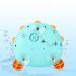 Cute Cartoon Puffer Fish Bath Toy Bubble Machine With Music Automatically Bubble Blowing Toys For Kids Gifts red
