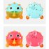 Cute Cartoon Puffer Fish Bath Toy Bubble Machine With Music Automatically Bubble Blowing Toys For Kids Gifts red