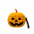 Cute Cartoon Pumpkin Case Cover Wireless Earbuds Silicone Protective Skin Sleeve