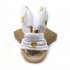 Cute Cartoon Rabbit Ear Shape Teether Wood Teething Ring for Baby Infant