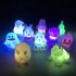 Cute Cartoon Shape 7Colors Change Night Light for Desk Bedside Decor with Package