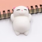 Cute Cartoon Squishy Doll Depression Doll for KIds Pink ear cat